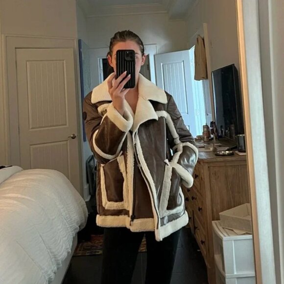 BUNDLE DEAL: Two Shearling Coats / Jackets - Picture 3 of 9